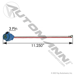571.PT155 - Pigtail 2-Wire Straight