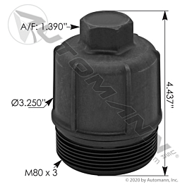 572.23408 - Engine Fuel Filter Cap Detroit DD15