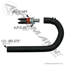 572.2902 - Rear Differential Breather Kit
