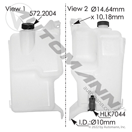 575.10117 - Washer Fluid Reservoir Freightliner