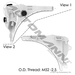 575.1073 - Coolant Reservoir Freightliner