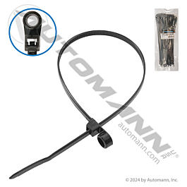 577.1250UV-M - Nylon Zip Ties 12in Length w/Eye Black