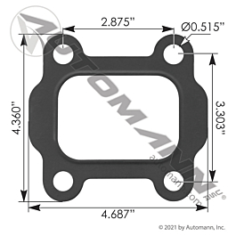 820.90434G1 - Turbo Mounting Gasket Cummins ISX 15.0L