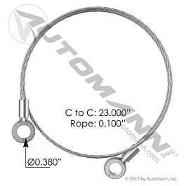 HLK2064 - Hood Cable Peterbilt