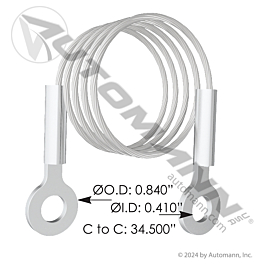 HLK2611 - Hood Restraint Cable Freightliner