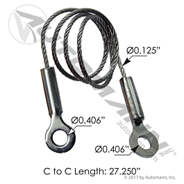 HLK2633 - Hood Restraint Cable Freightliner