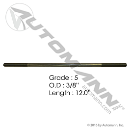 TR503712 - 3/8in X 12in GR5 Threaded Rod