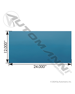 VanFastic 12in x 24in AMZ Blue Alum 5pk
