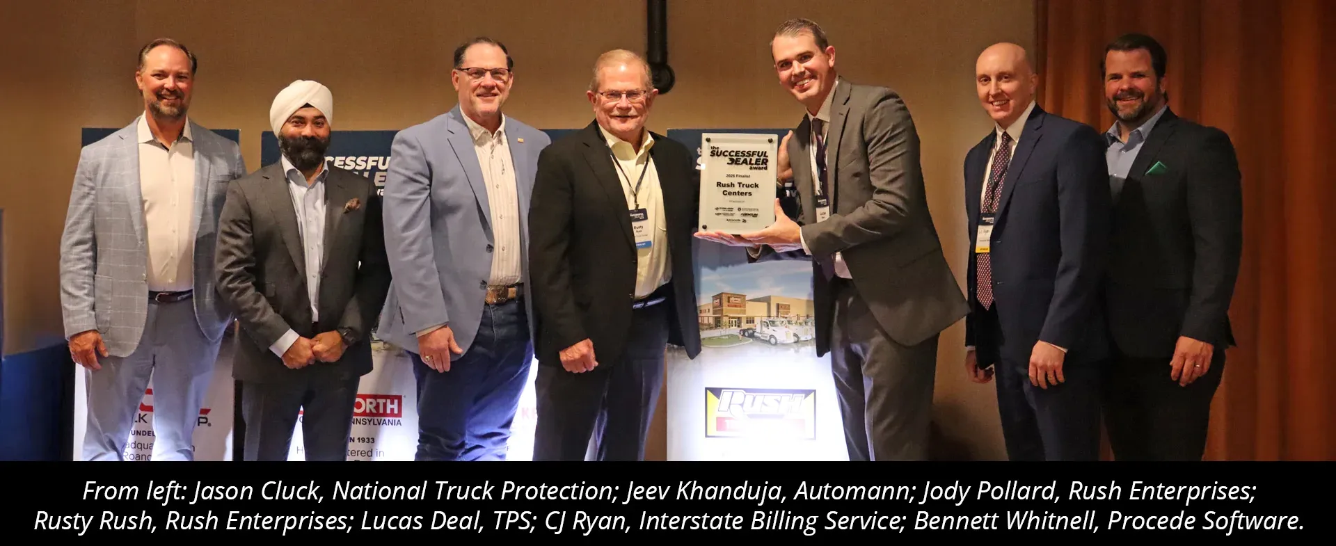 Congratulations to the Rush Truck Centers, 2026 Successful Dealer Award Winner