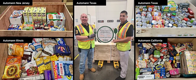 Automann Donates 4,150 Lbs Of Food & Goods To Feeding America®