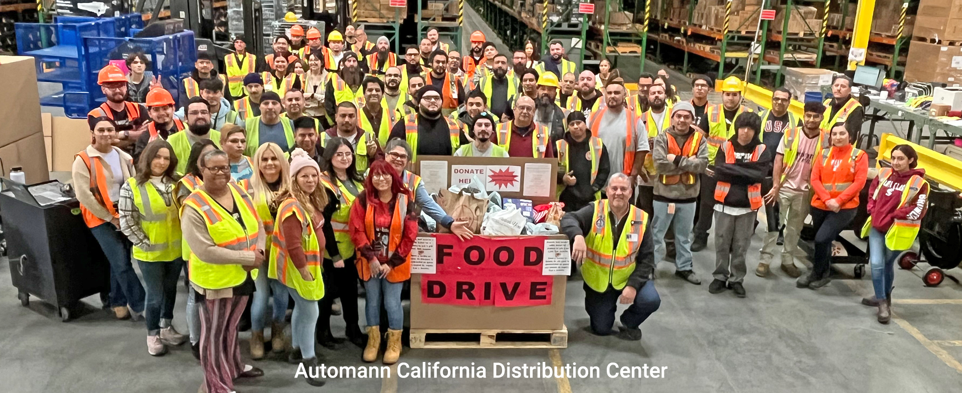 Automann Employees Donate 2,000 lbs. of Food & Goods to “Feeding America”
