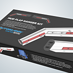 HD Spring-Loaded Mud Flap Hangers with Self-Centering Frame Seat