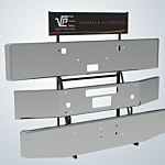 Valley Chrome Plating Bumper Display Rack