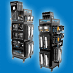 Spinning Mirror Display Rack