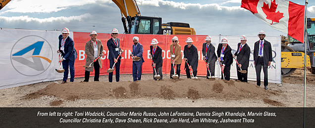 Automann Breaks Ground on Caledon, ON Distribution Center