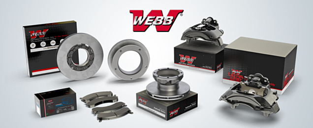 Automann Adds Webb Wheel Disc Brake Calipers, Pads, and Rotors