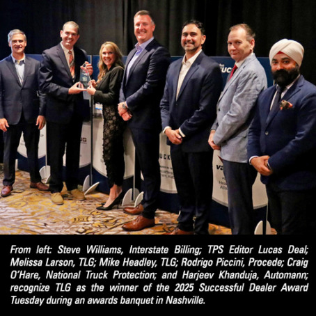 Congratulations to TLG, 2025 Successful Dealer Award Winner