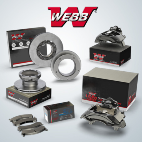 Automann Adds Webb Wheel Disc Brake Calipers, Pads, and Rotors