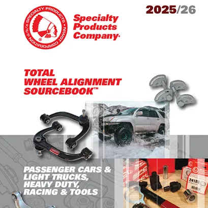 Specialty Products Company | 2025/2026 Total Wheel Alignment Sourcebook