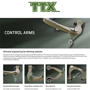 MevoTech | TTX Control Arms Brochure