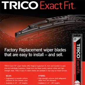 Trico | Trico Exact Fit Brochure