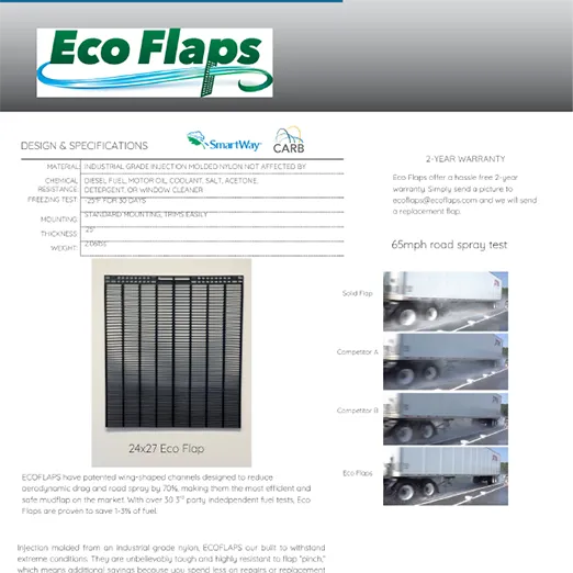 Eco Flaps | 24x27 Eco Flap | Sales Flyer