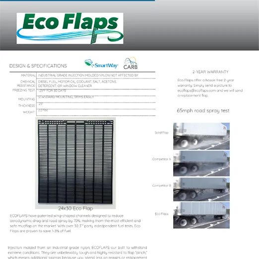 Eco Flaps | 24x30 Eco Flap | Sales Flyer