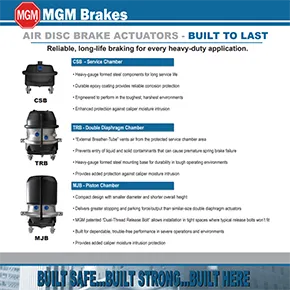 MGM Brakes | Air Disc Brake Actuators