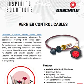 Orscheln | Vernier Control Cables