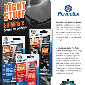 Permatex | The Right Stuff 90 Minute Gaskets (English/French)