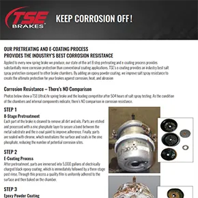 TSE Brakes | Brake Chamber Corrosion Comparison