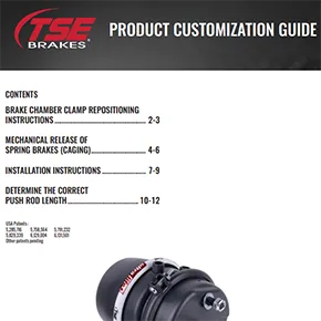 TSE Brakes | Brake Chamber Customization Guide